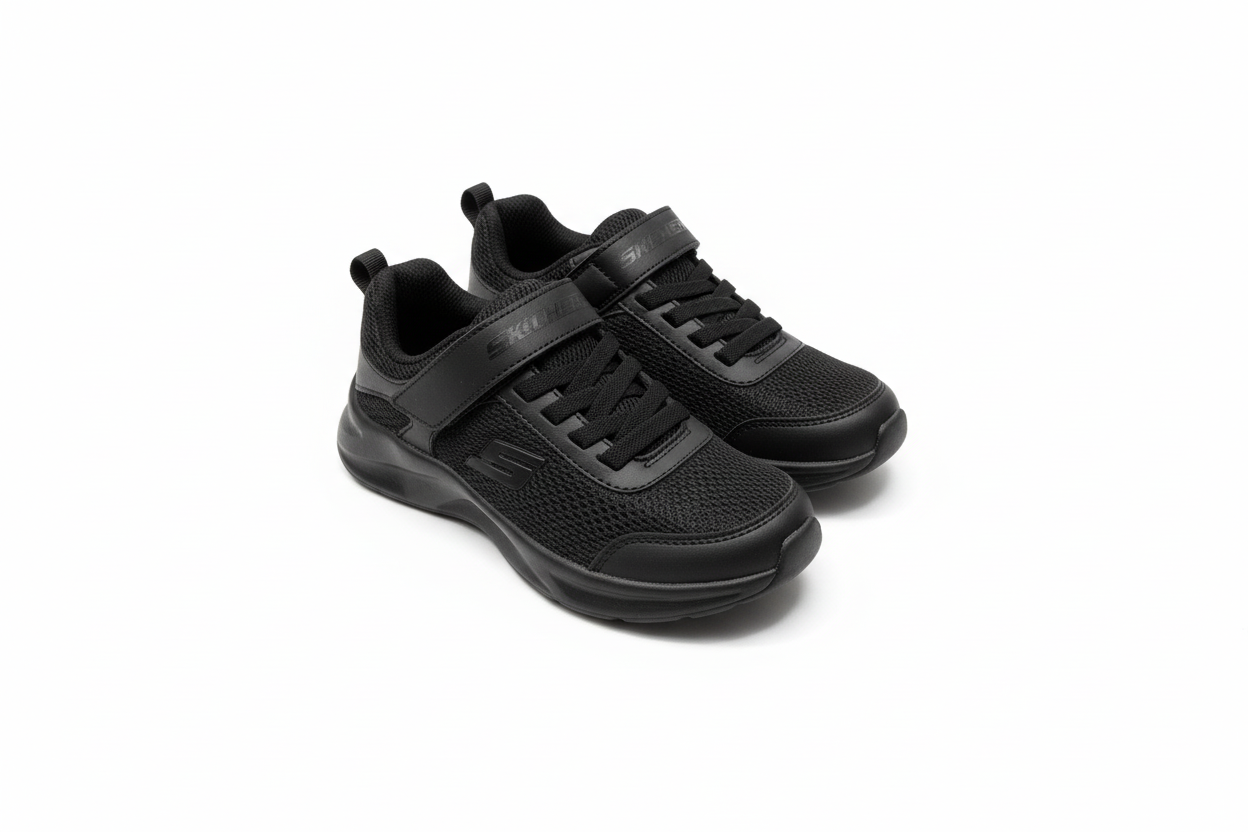 Tenis Negros Niño Niña Skechers zapatos negros