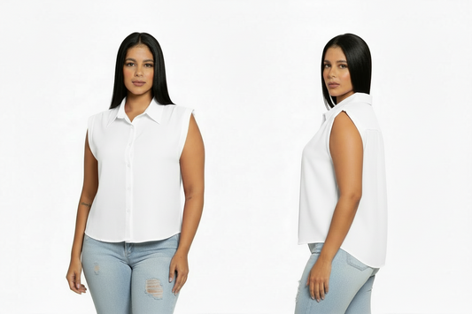 Camisa dama mujer blanco chic mi CTD1152-46