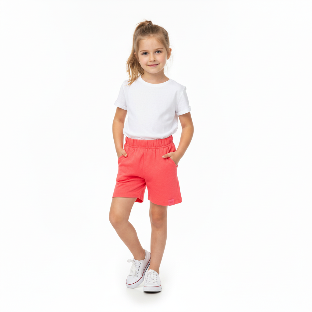 Shorts biker Quimby bebe Niña Grande Rosado neon  34001-072033 promo 4x1000