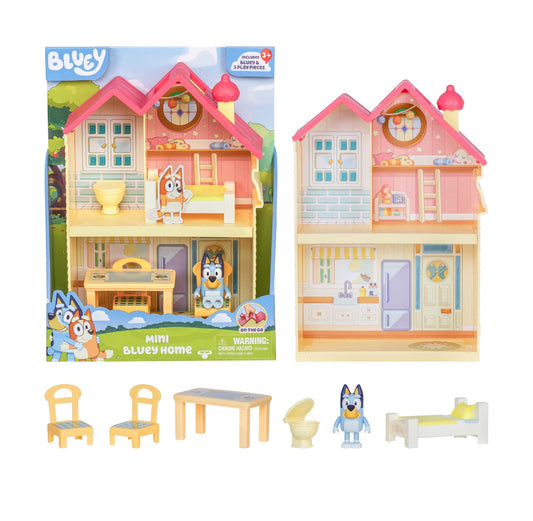 Bluey juguete casa figuras