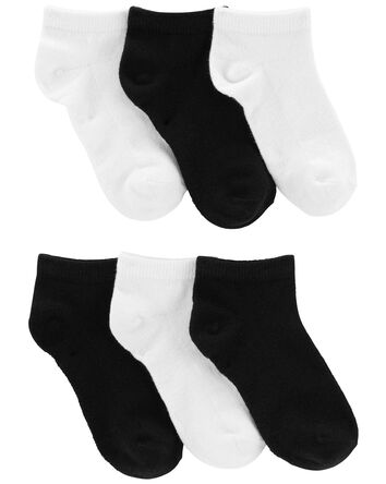 Calcetines 6 pares Carters  blanco negro niña niño 3N112710