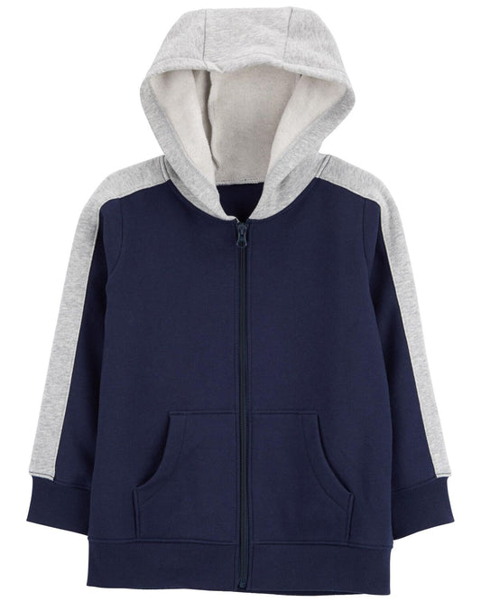 Sueter azul con gorro Carters niño  hoodie 62951152