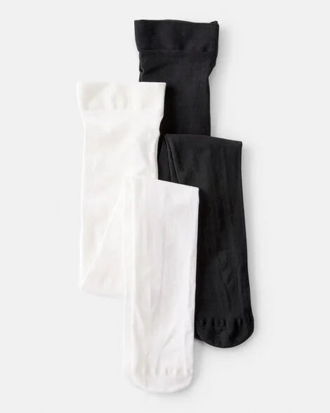 Set 2 medias blanca negra niña Carters 3T633510-3H911910