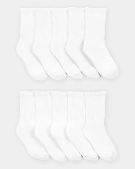 Set de 10 Calcetines Carters blancos niño 3T744110