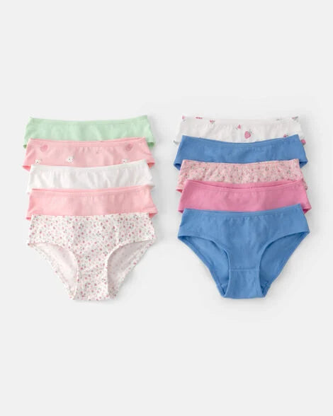 Set 10 ropa interior niña Carters 3U688110