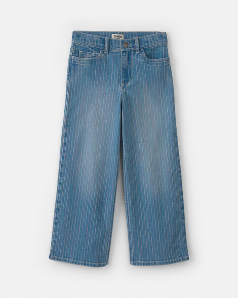 Pantalon azul jeans acampanado niña Carters 3V453410 wide leg