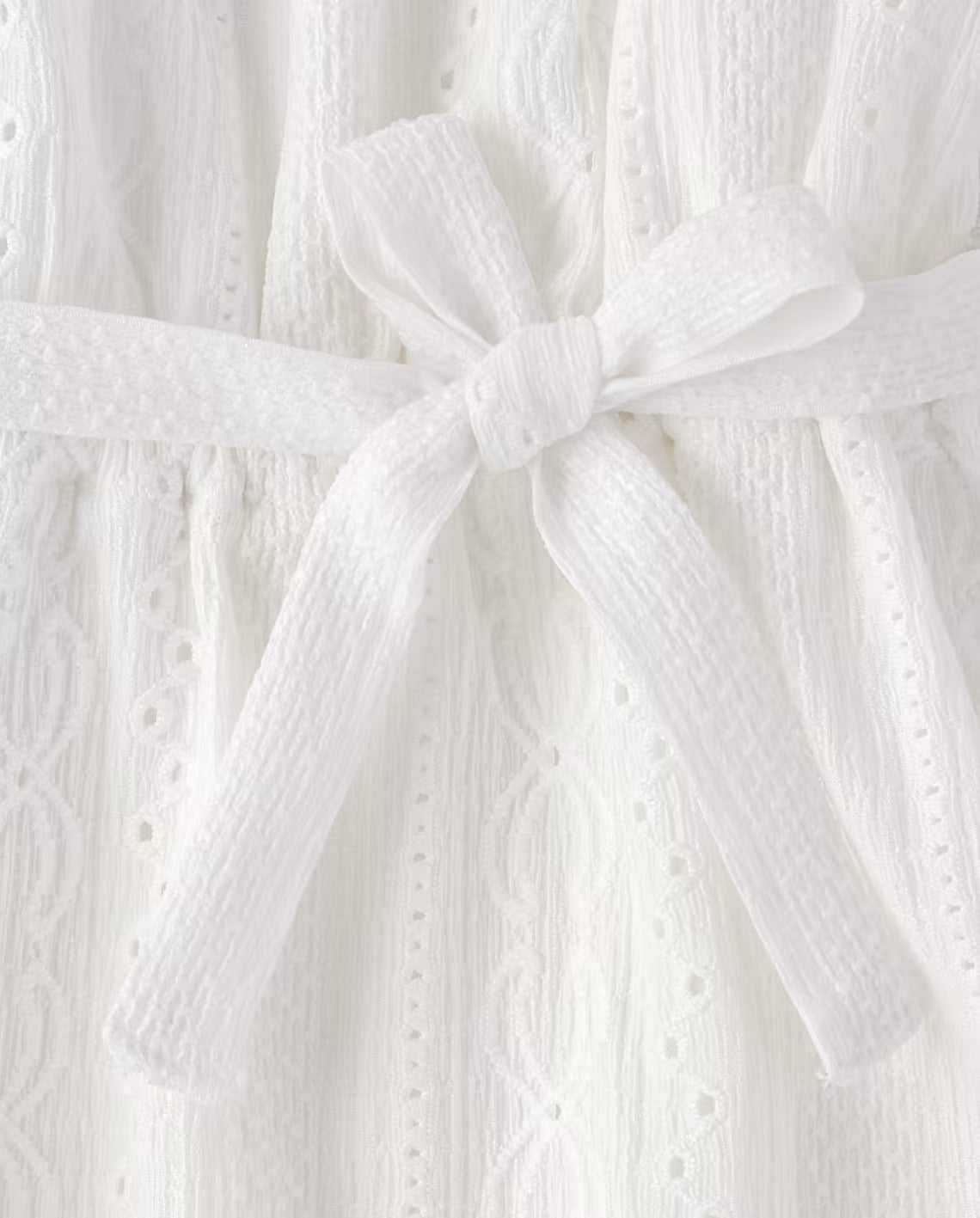 Vestido childrens place niña blanco blonda 87578096