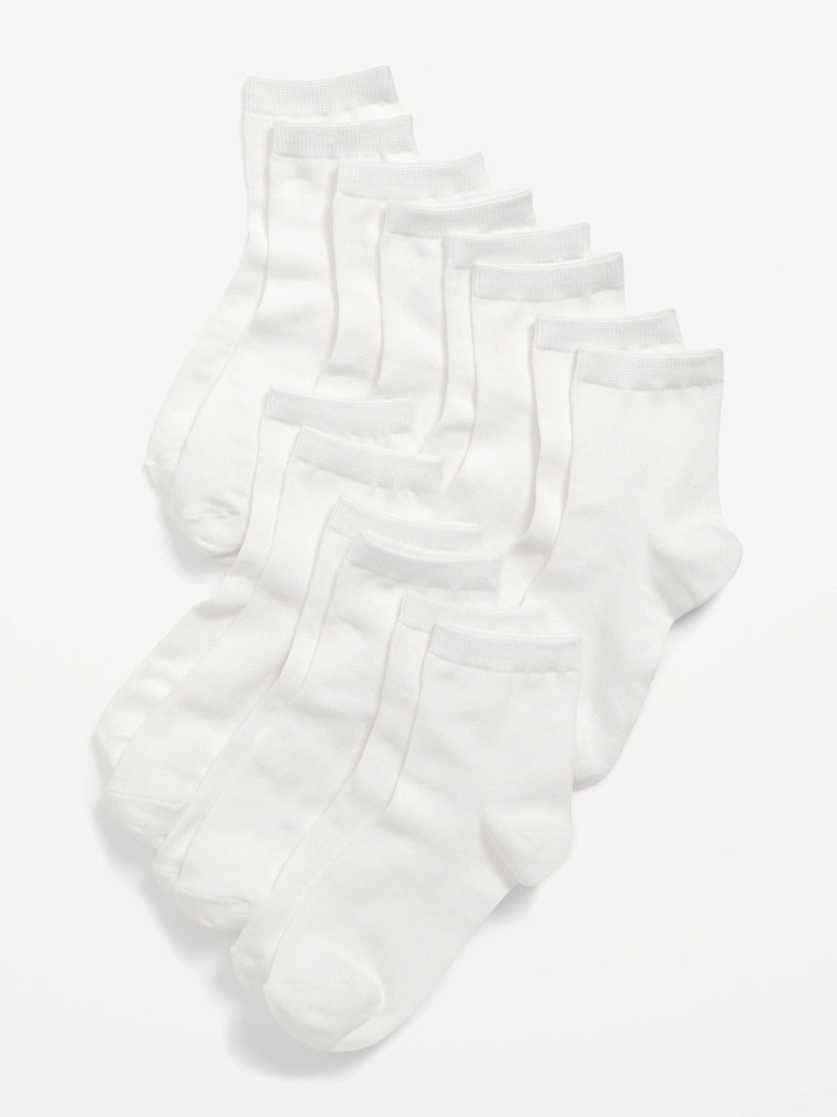 Set 7 pares Calcetines blancos Old Navy unisex niña niño