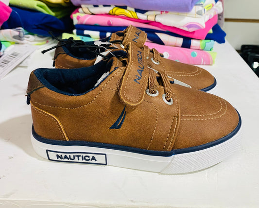 Zapatos mocasines tenis náutica cafe  niño