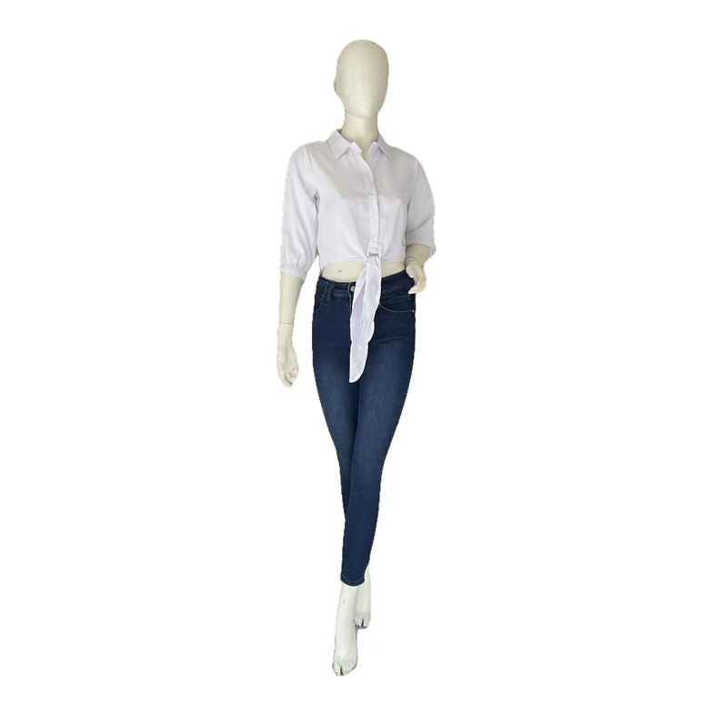Camisa con mangas dama PR1-734 blanca 490390 promo 3x1000