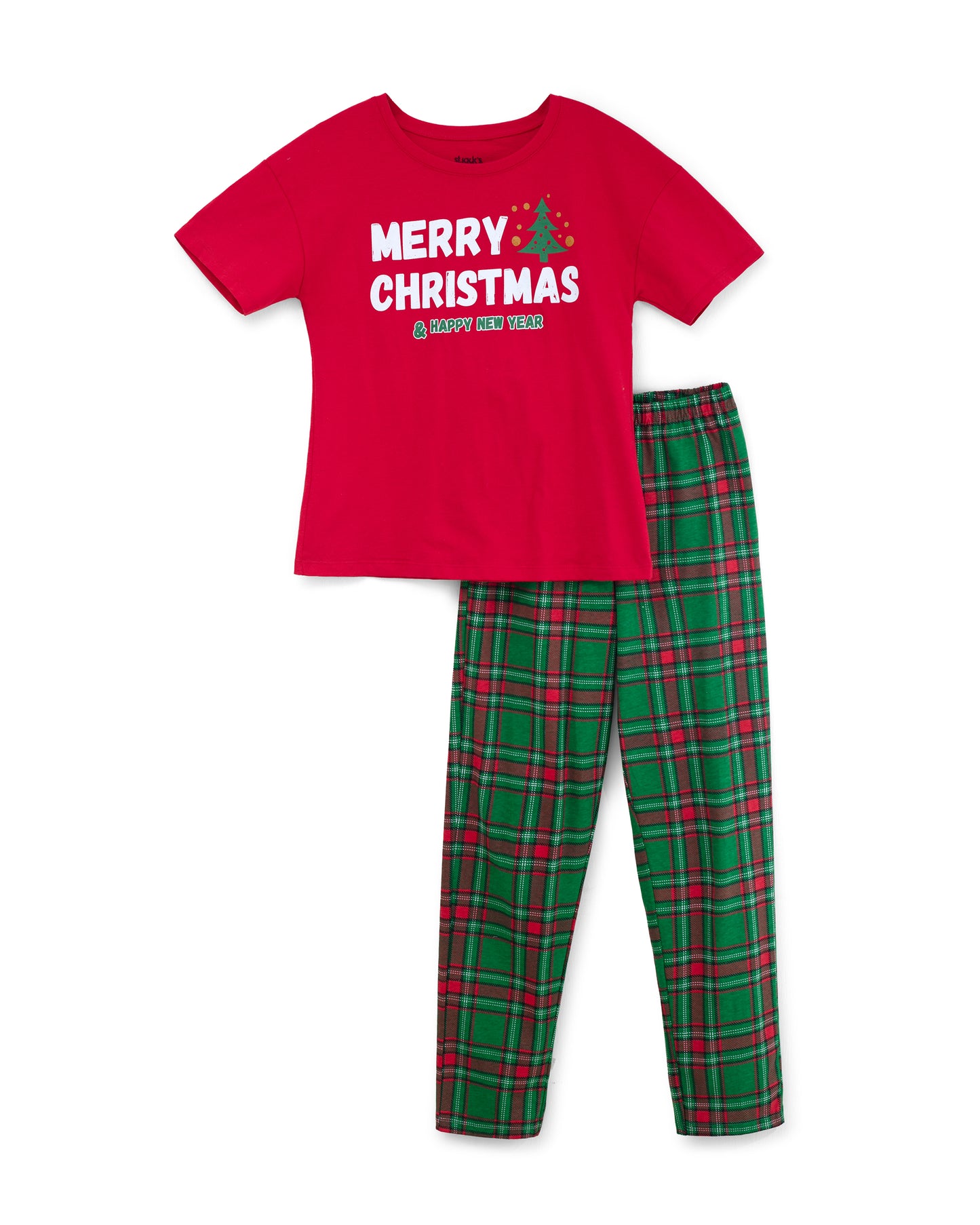 Pijama Dama Mujer Juvenil rojo verde St Jacks 4080113601