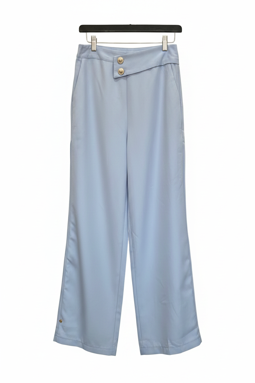 Pantalon Dama Tela Formal Azul Celeste INT3-1734  690590490 promo 3x1000