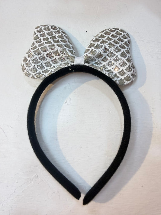 Diadema Vincha Minnie plateada