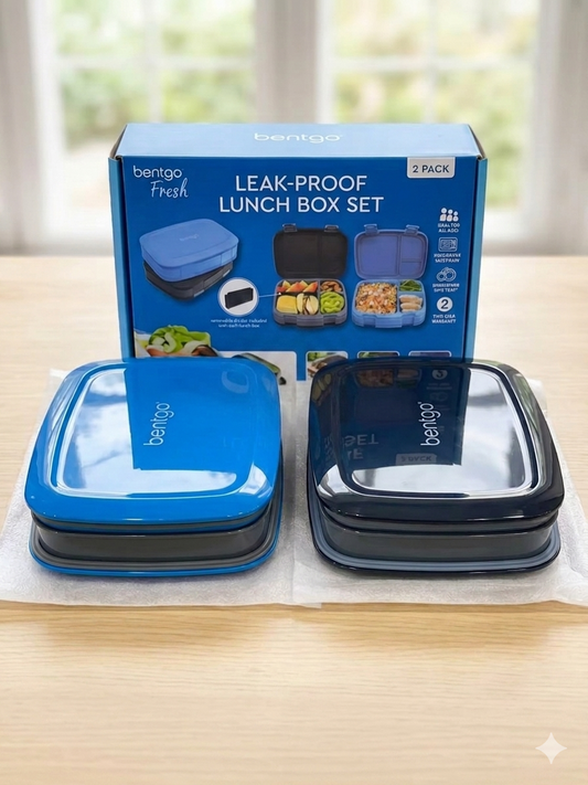 Set 2 piezas Loncheras bentgo contenedor antiderrame PROMO