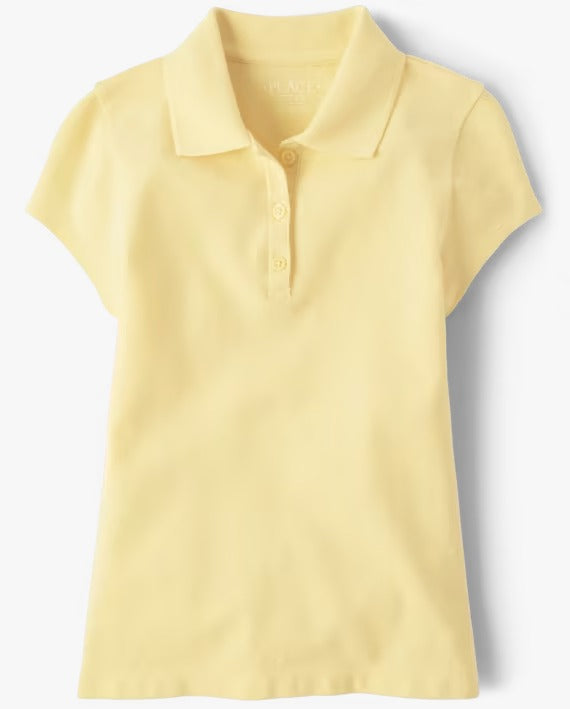 Camisa polo amarilla Childrens Place niña
