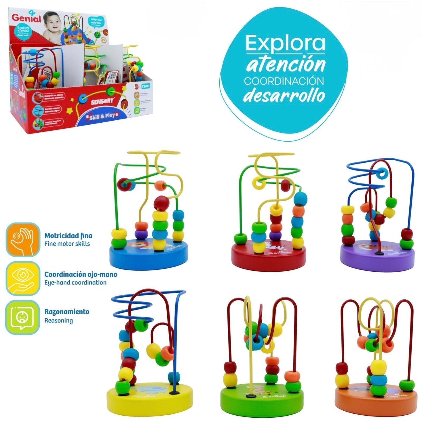 Juguete sensorial bebe niño niña juguete educativo