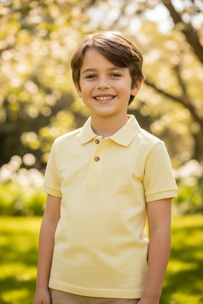 Camisa polo amarillo niño Up Baby 45385-120722