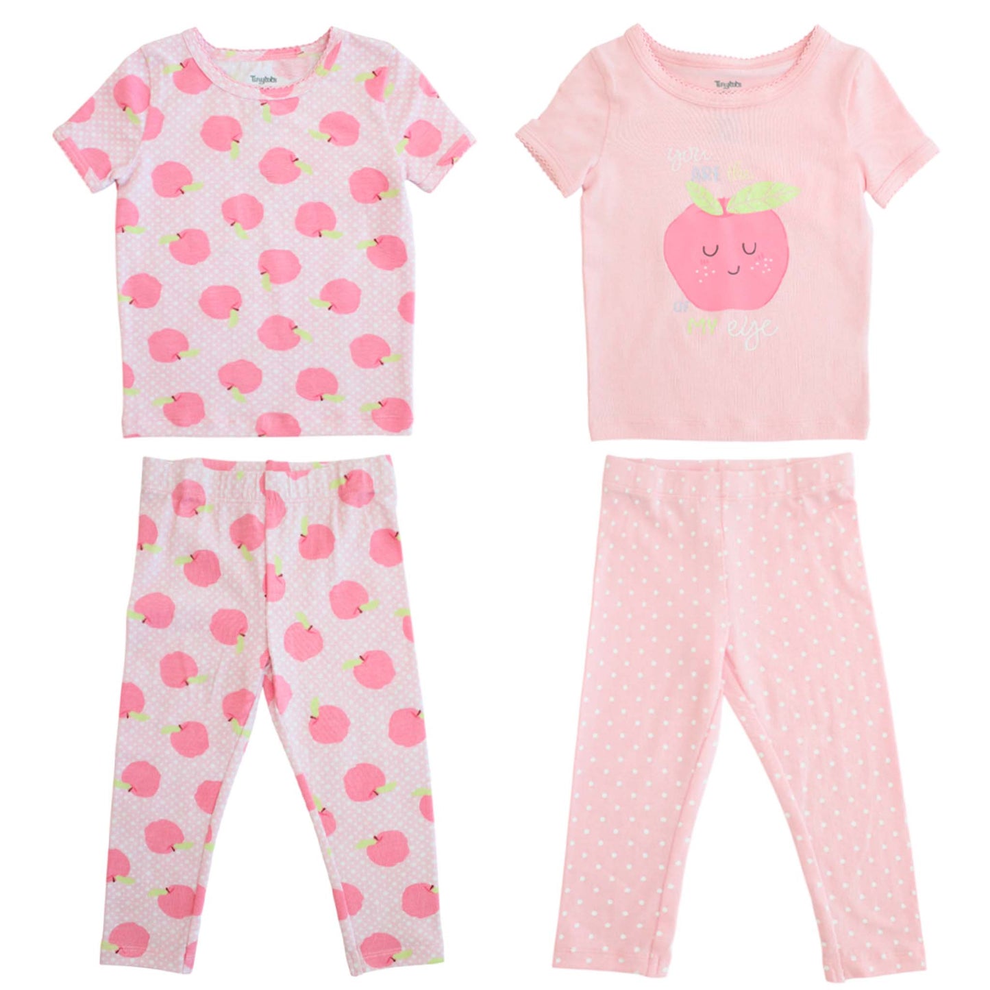 Pijama camisa manzana rosada bebe niña Tinytots 458C-Y1301