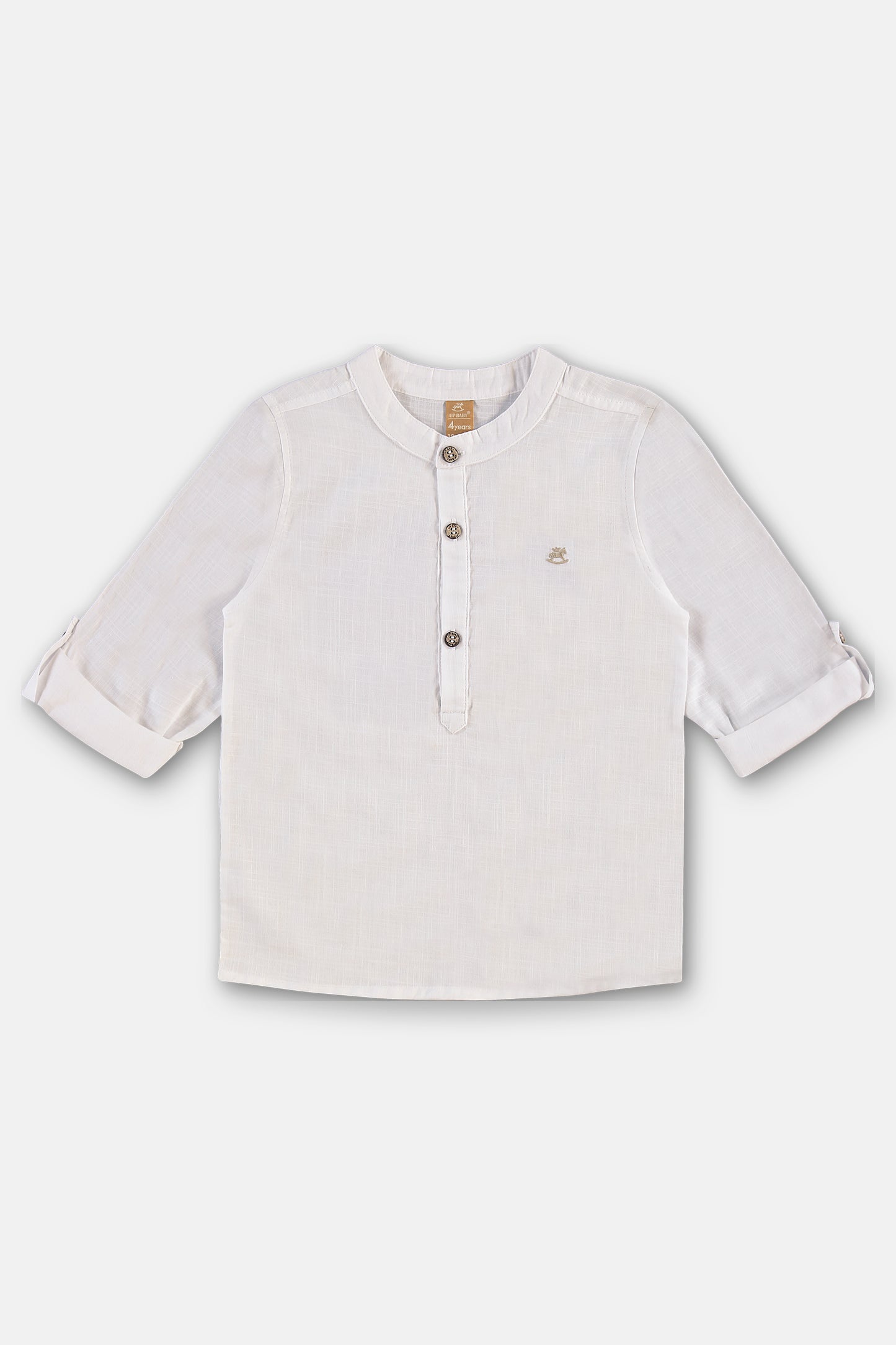 Camisa blanca formal henley niño Up Baby 46069-000101