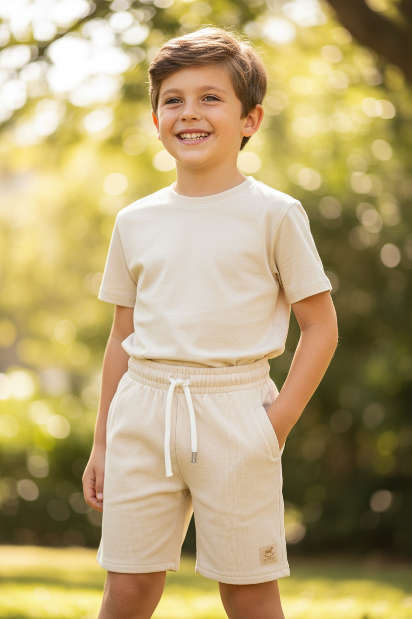 Shorts beige niño Up Baby 46258-120000