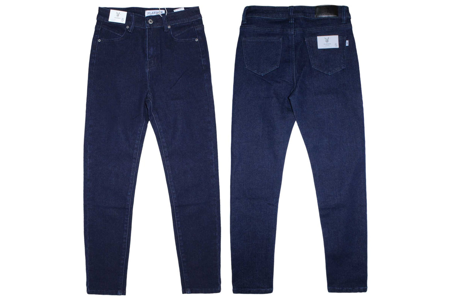 Jeans dama Pantalon tiro alto Azul Playboy PB11-1876 tallas 3-15 690590