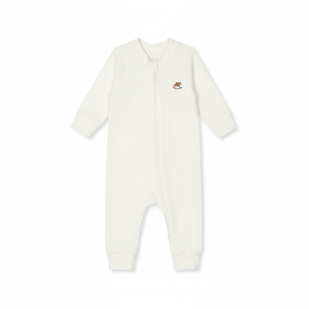 Mameluco pijama blanca bebe niño niña Up Baby 46274-000106 salida hospital