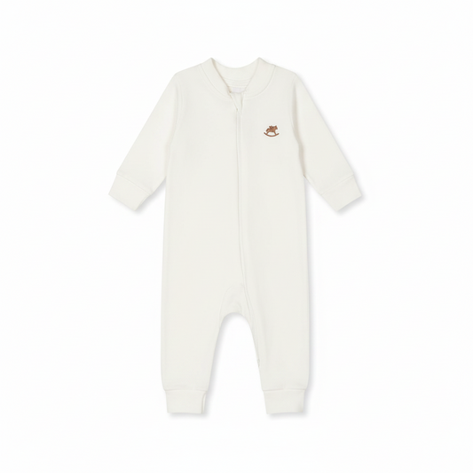 Mameluco pijama blanca bebe niño niña Up Baby 46274-000106 salida hospital