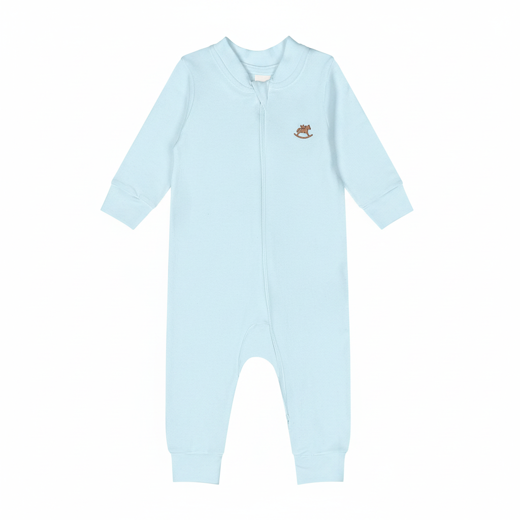 Mameluco pijama azul celeste bebe niño Up Baby 46274-124202 salida hospital