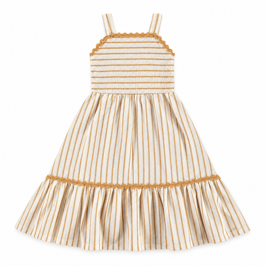 Vestido cafe beige niña Up Baby 46297-151231