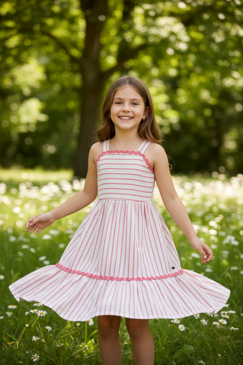 Vestido rosado niña Up Baby 46297-151231