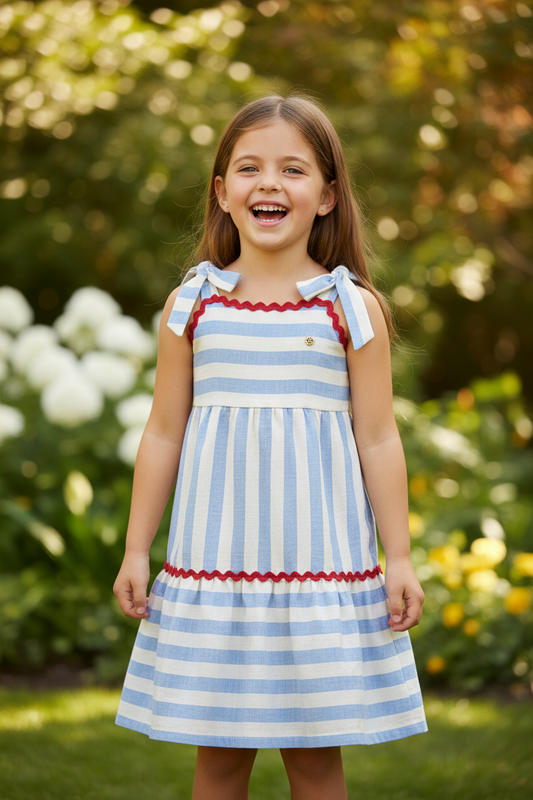 Vestido azul claro niña Up Baby 46304-154312