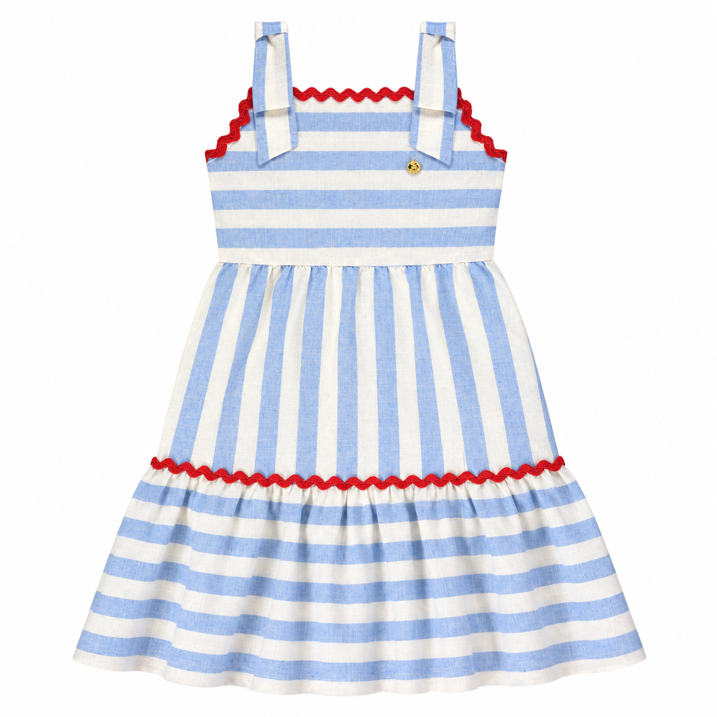 Vestido azul celeste niña Up Baby 46304-154312