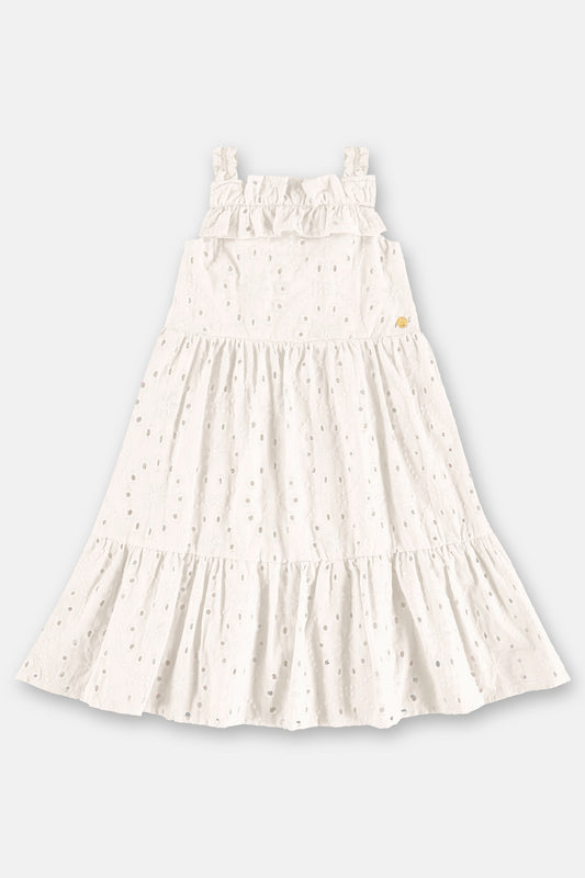 Vestido blanco niña Up Baby 46335-000106