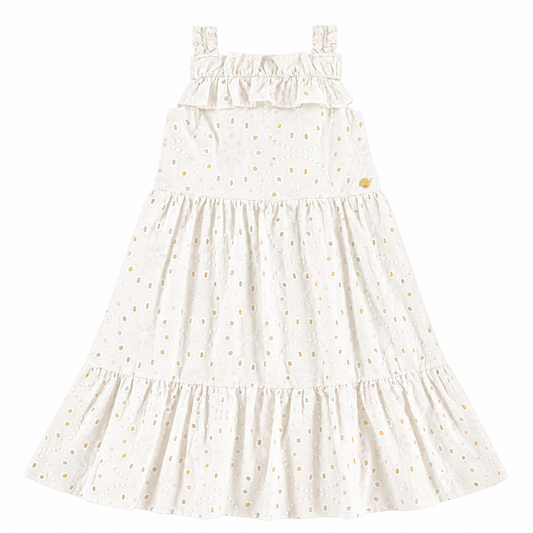 Vestido blanco niña Up Baby 46335-000106