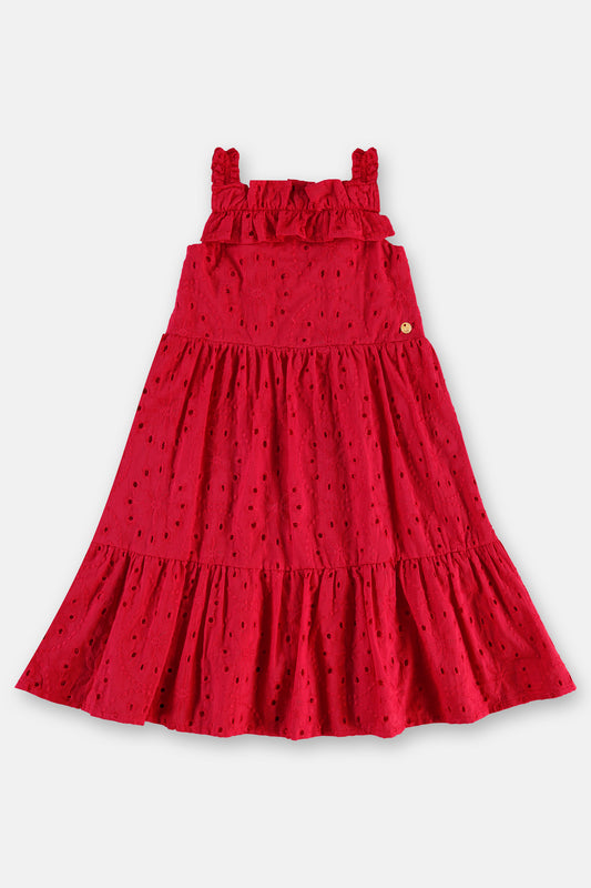Vestido rojo niña Up Baby 46335-191763