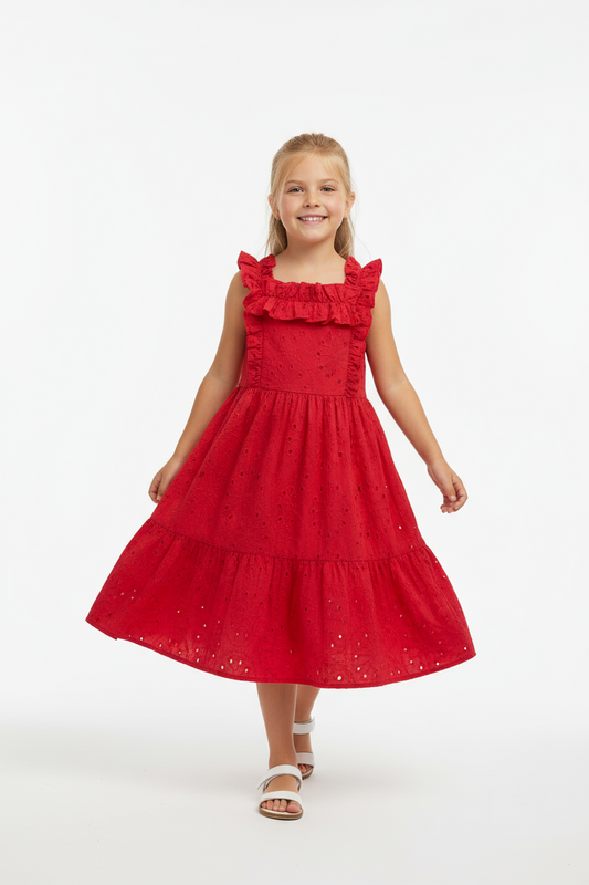Vestido rojo navidad navideño niña Up Baby 46335-191763