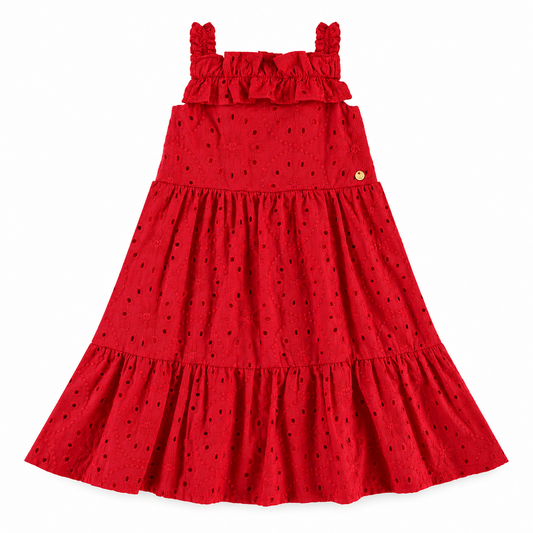 Vestido rojo niña Up Baby 46335-191763
