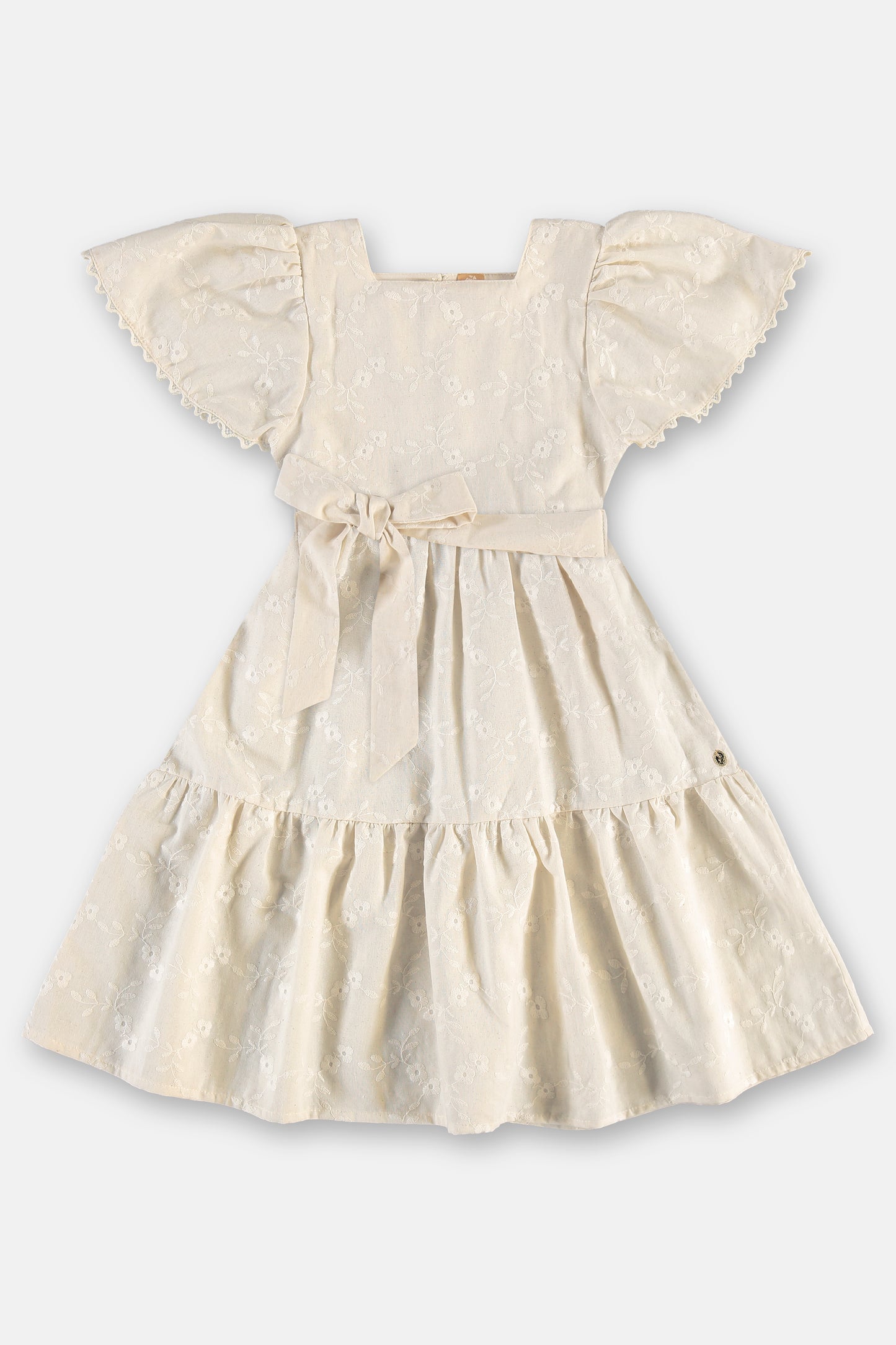 Vestido beige niña Up Baby 46336-000106