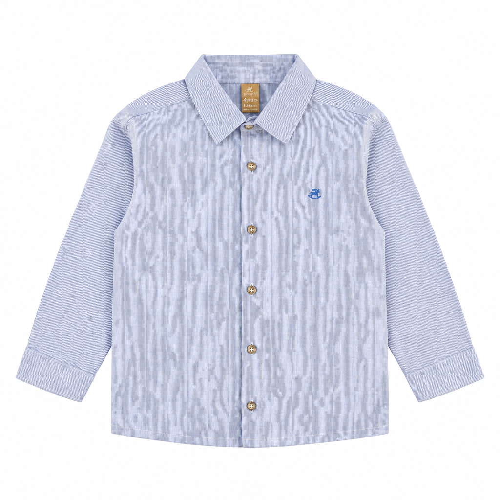 Camisa líneas azul  formal niño Up Baby 46339-184022
