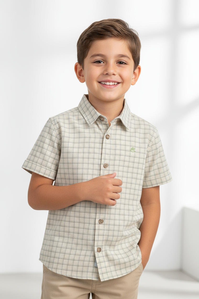 Camisa beige formal niño Up Baby 46343-000106