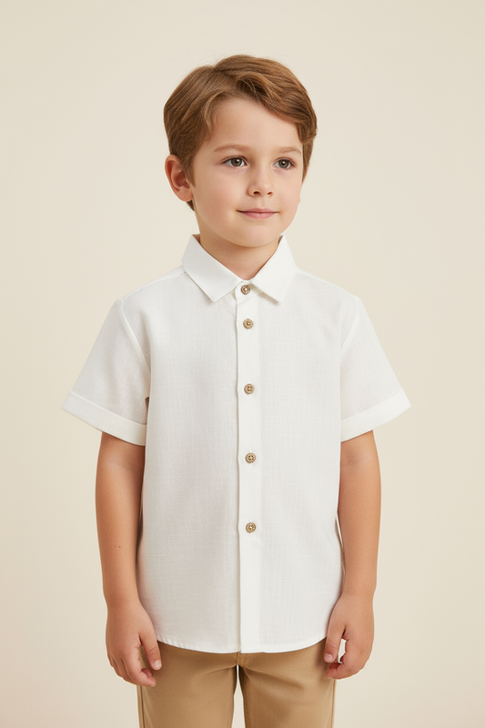 Camisa blanca formal niño Up Baby 46345-000101