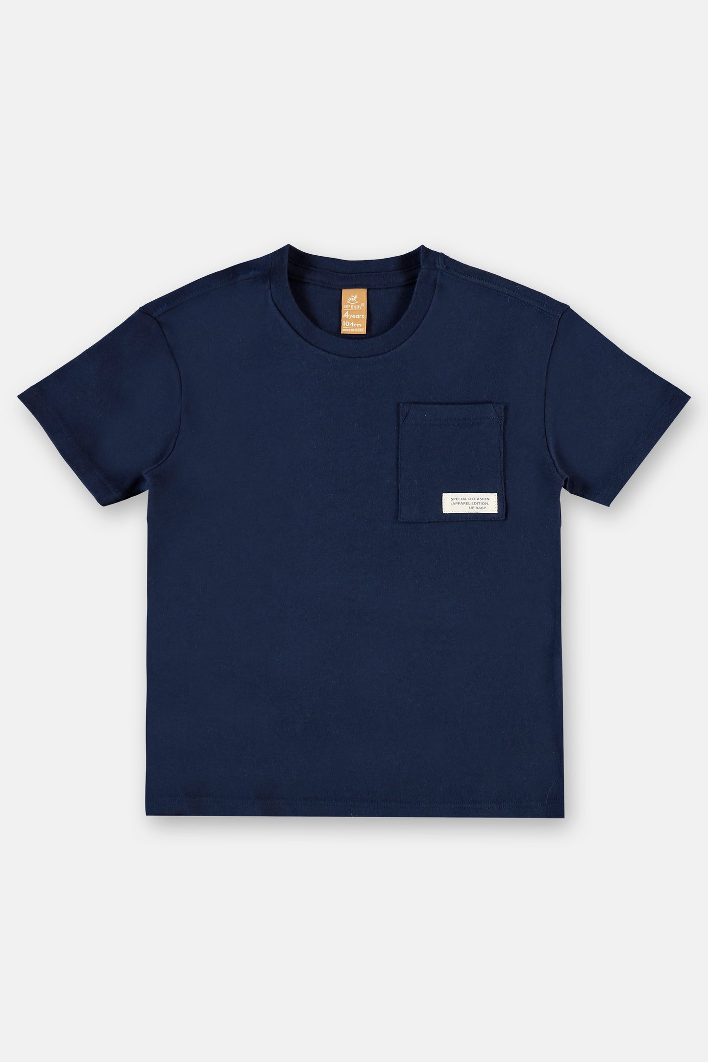 Set conjunto niño camisa azul short beige 46352-193921