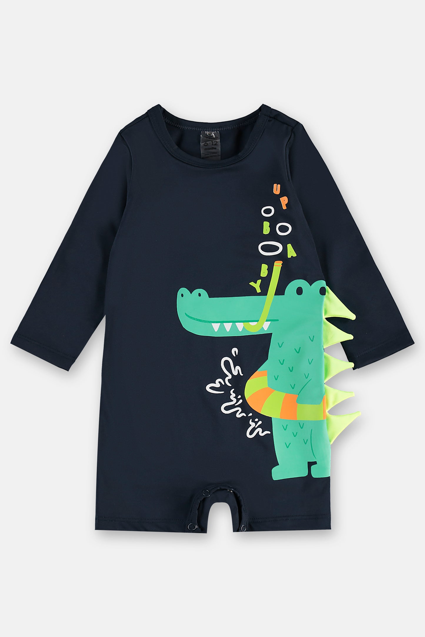 Pijama enterizo azul oscuro dinosaurio bebe niño Up Baby 46505-193921
