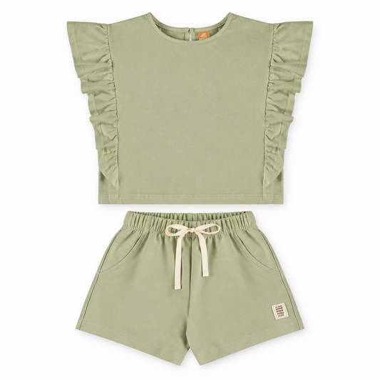 Set conjunto verde niña Up Baby 46514-160213