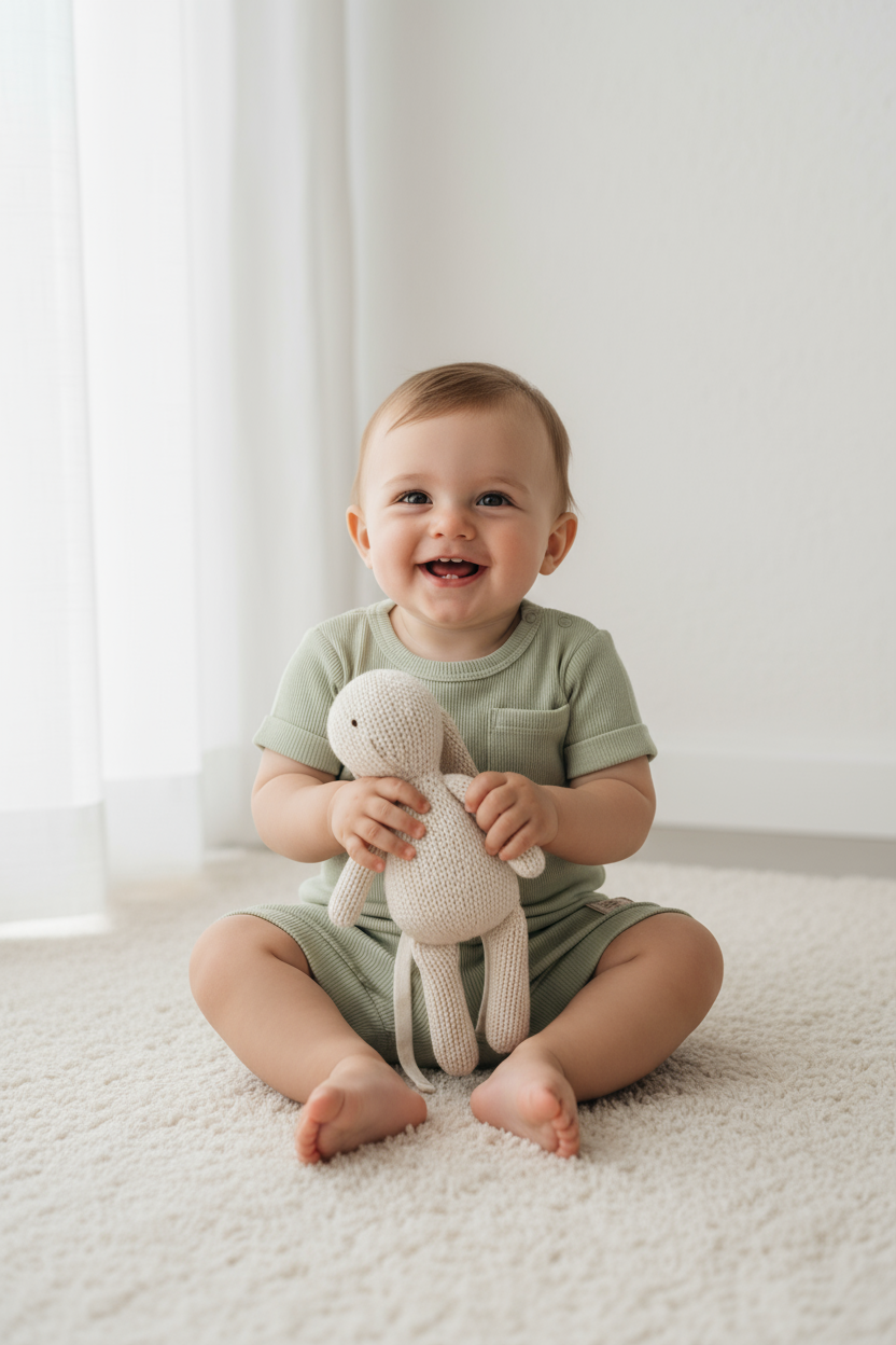 Set conjunto bebe niño mameluco verde Up Baby 46518-160213