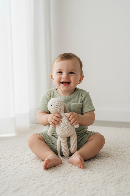 Set conjunto bebe niño mameluco verde Up Baby 46518-160213