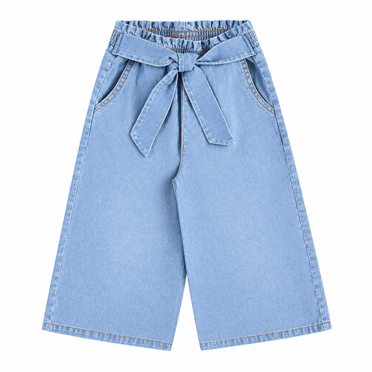 Pantalon azul jeans cargo niña Up Baby 46547-174030