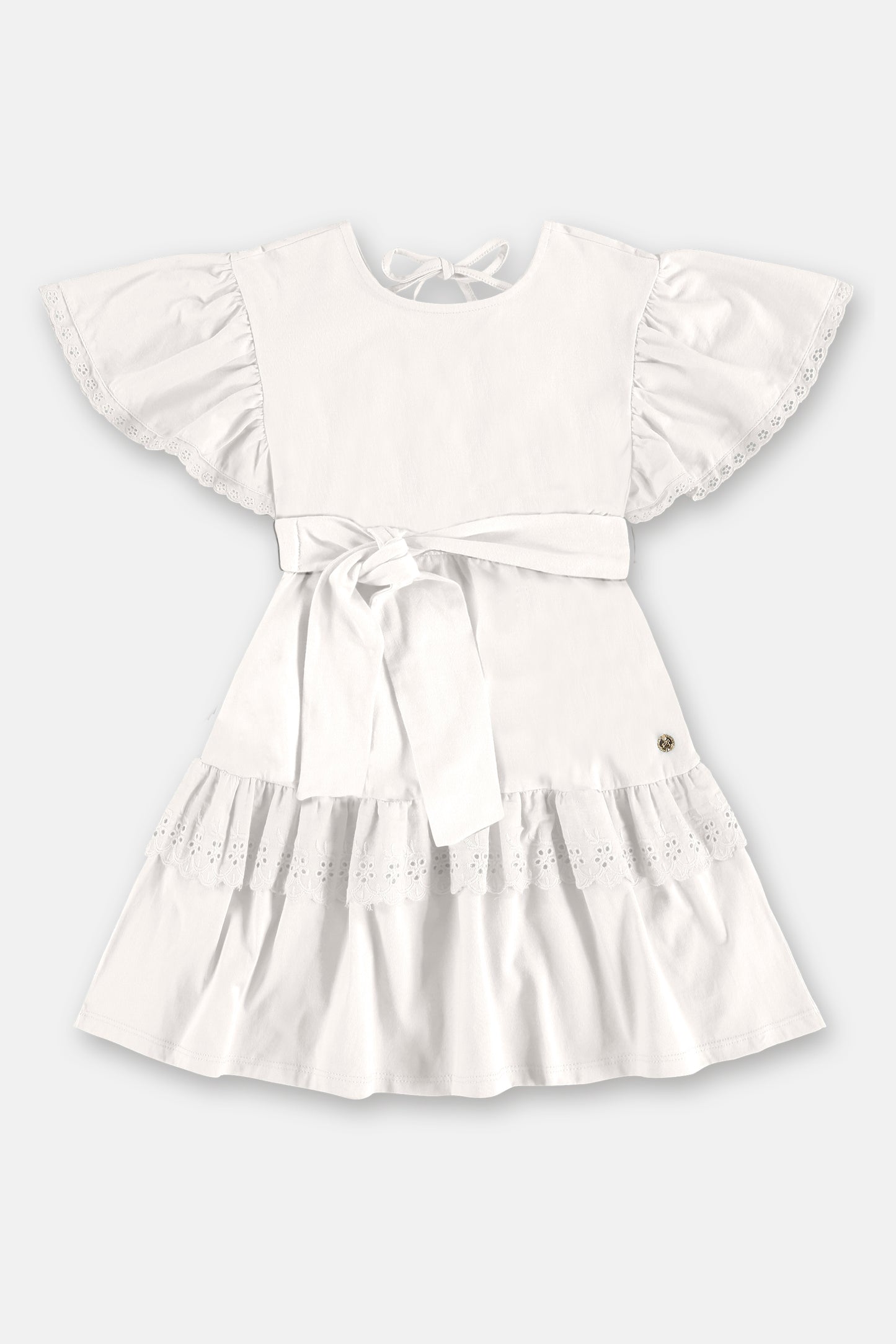 Vestido blanco niña Up Baby 46570-000106