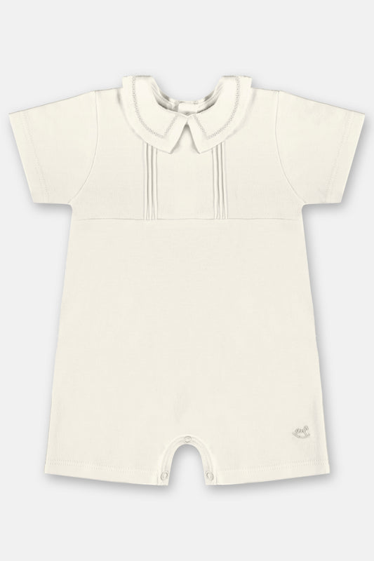 Mameluco enterizo romper overall blanco bebe niño niña Up Baby 46844-000106