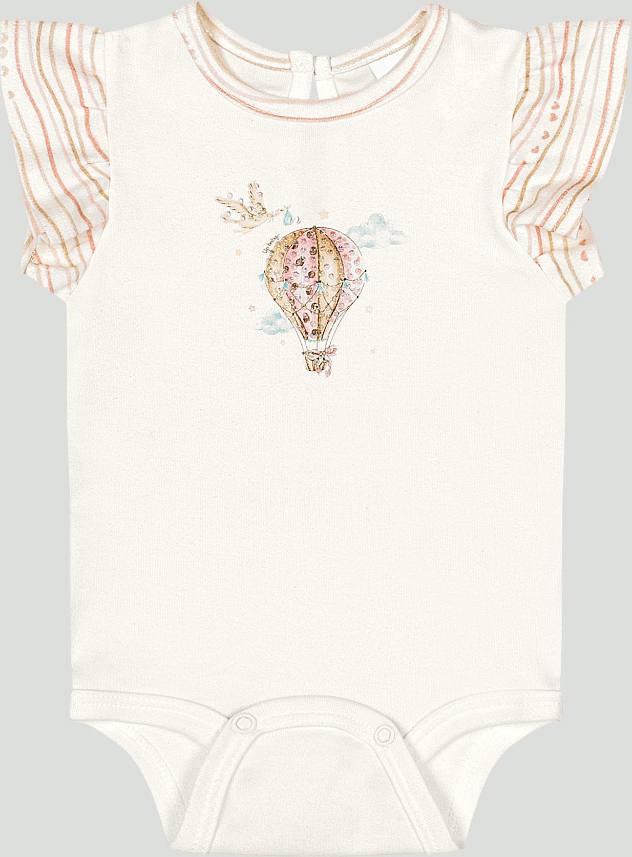 Set conjunto 2 piezas camisa blanca globo pantalon beige 47001-000106
